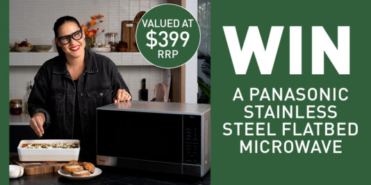 Enter to WIN a Panasonic NN-SF57QSQPQ Flatbed Microwave