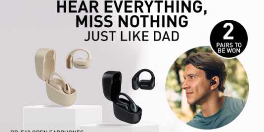 Win a Pair of Panasonic Open Earphones for Dad