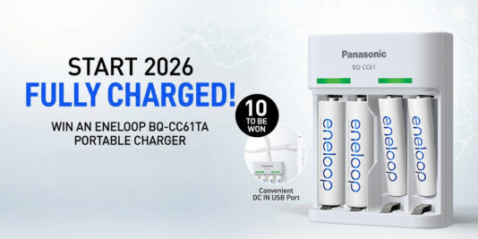 Start 2026 Fully Charged – eneloop Battery Charger Giveaway