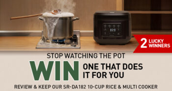 Review & Keep our 10-cup Rice & Multicooker