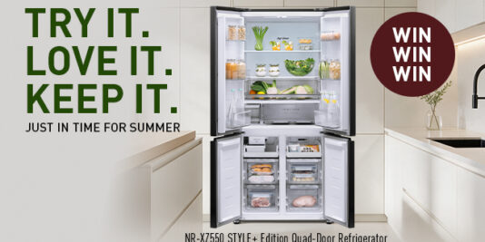 Review & Keep our New 482L Quad Door STYLE+ Edition Fridge